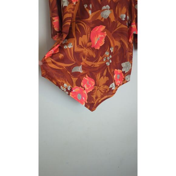 VTG 60's Hawaiian Kamehameha Pullover Top Women's Size Medium - Picture 5 of 8